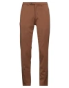 Michael Coal Man Pants Light Brown Size 33 Polyester, Virgin Wool, Elastane In Sand