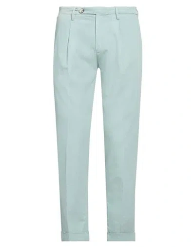 Michael Coal Man Pants Light Green Size 34 Cotton, Linen, Elastane