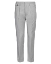 Michael Coal Man Pants Light Grey Size 30 Virgin Wool, Elastane In Grey
