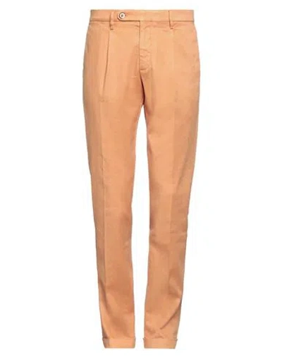 Michael Coal Man Pants Marigold Size 31 Linen, Cotton, Elastane In Yellow