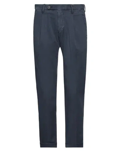 Michael Coal Man Pants Midnight Blue Size 33 Cotton, Linen, Elastane