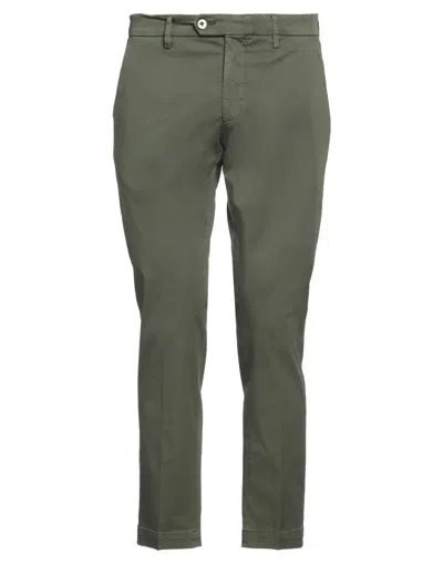 Michael Coal Man Pants Military Green Size 29 Cotton, Elastane