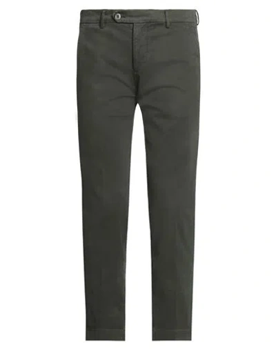 Michael Coal Man Pants Military Green Size 31 Cotton, Elastane
