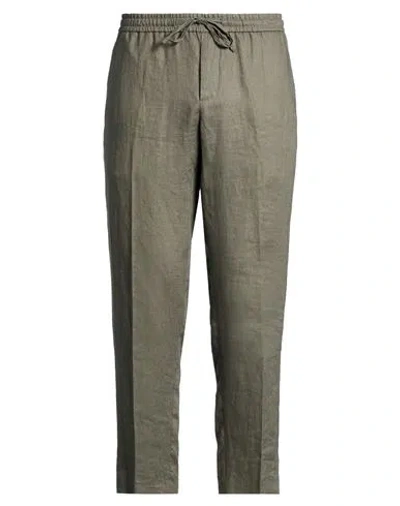 Michael Coal Man Pants Military Green Size 35 Linen