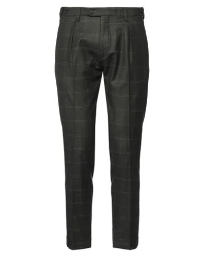 Michael Coal Man Pants Military Green Size 35 Virgin Wool, Nylon, Cashmere, Polyester, Elastane