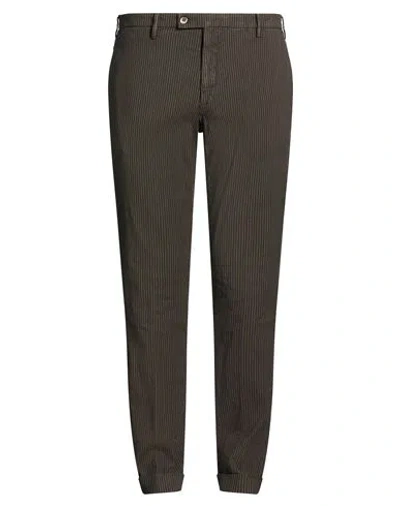 Michael Coal Man Pants Military Green Size 38 Cotton, Linen, Elastane