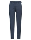 Michael Coal Man Pants Blue Size 31 Cotton, Elastane In Navy Blue