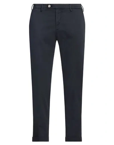 Michael Coal Man Pants Navy Size 32 Cotton, Elastane In Navy Blue