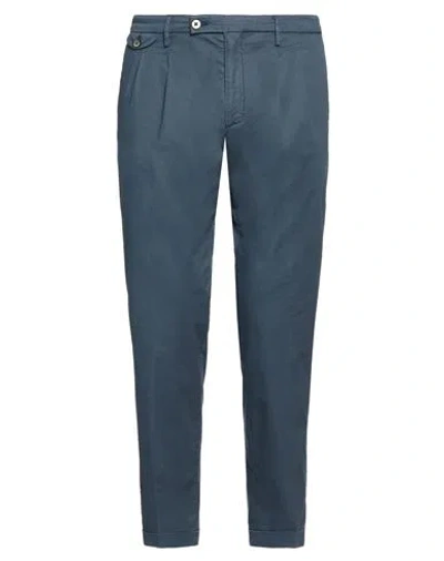 Michael Coal Man Pants Navy Size 35 Lyocell, Cotton, Elastane In Navy Blue
