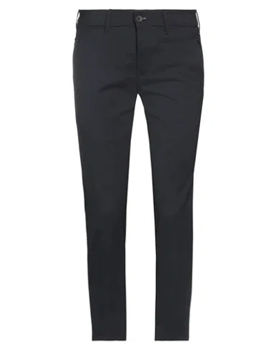 Michael Coal Man Pants Navy Size 30 Virgin Wool, Elastane In Navy Blue