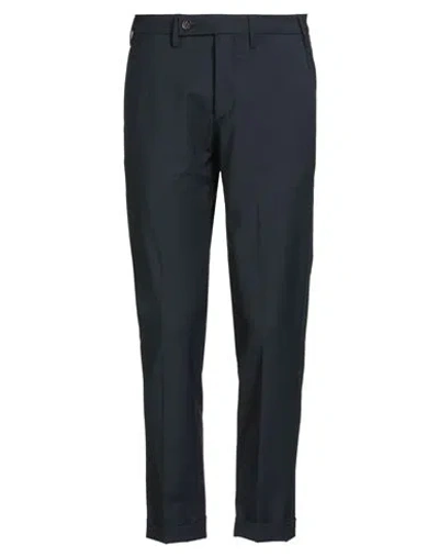 Michael Coal Man Pants Navy Size 30 Wool, Polyester, Elastane In Blue