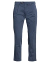 Michael Coal Man Pants Navy Size 31 Cotton, Elastane In Navy Blue