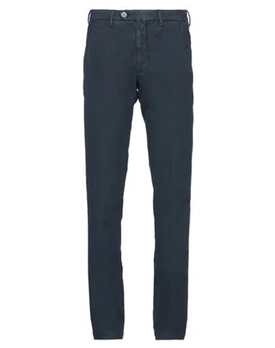 Michael Coal Man Pants Navy Size 32 Cotton, Elastane In Navy Blue
