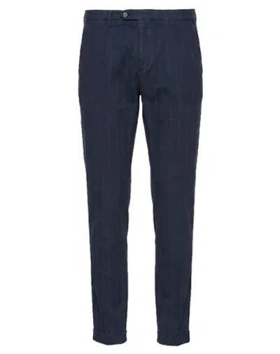 Michael Coal Man Pants Navy Size 34 Cotton, Elastane
