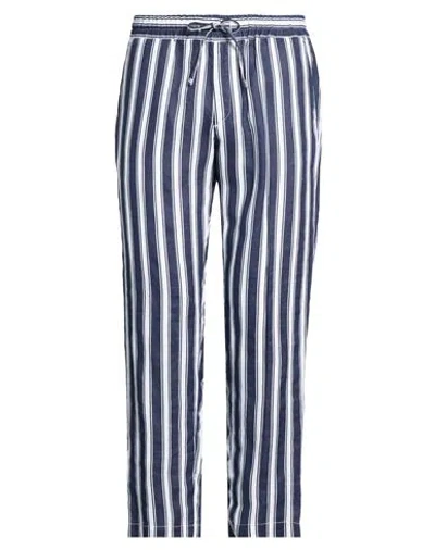 Michael Coal Man Pants Navy Size 34 Linen In Blue