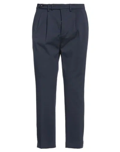 Michael Coal Man Pants Navy Size 34 Polyester, Polyamide, Elastane In Navy Blue