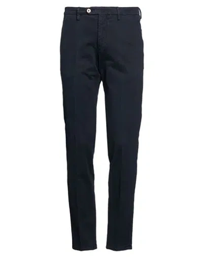 Michael Coal Man Pants Navy Size 45 Cotton, Elastane In Blue