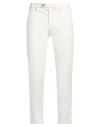 Michael Coal Man Pants Off White Size 36 Cotton, Elastane