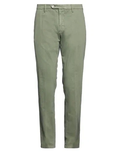 Michael Coal Man Pants Sage Green Size 35 Cotton, Elastane