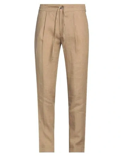 Michael Coal Man Pants Sand Size 31 Cotton In Beige