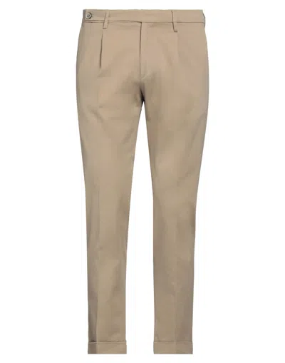 MICHAEL COAL MICHAEL COAL MAN PANTS SAND SIZE 40 COTTON, ELASTANE