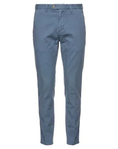 Michael Coal Man Pants Slate Blue Size 29 Cotton, Polyester, Elastane