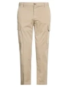 Michael Coal Man Pants Taupe Size 34 Cotton, Elastane In Pink