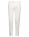 Michael Coal Man Pants White Size 33 Cotton, Elastane