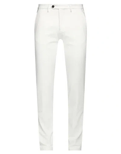 Michael Coal Man Pants White Size 33 Viscose, Polyamide, Elastane