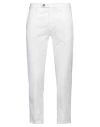 Michael Coal Man Pants White Size 33 Cotton, Elastane