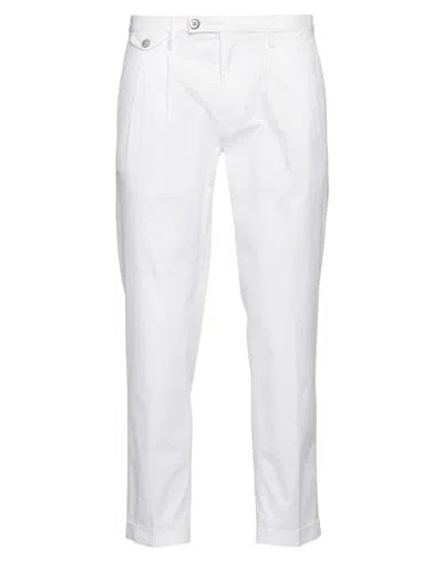 MICHAEL COAL MICHAEL COAL MAN PANTS WHITE SIZE 32 LYCRA, COTTON, ELASTANE