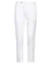 Michael Coal Casual Pants In White