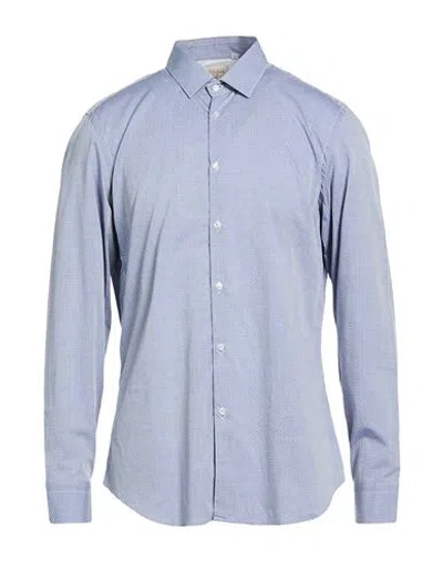 Michael Coal Man Shirt Light Blue Size 15 Cotton