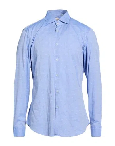 Michael Coal Man Shirt Light Blue Size 16 Cotton
