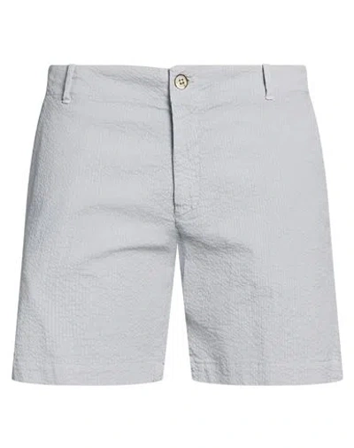 Michael Coal Man Shorts & Bermuda Shorts Light Grey Size 33 Cotton, Elastane