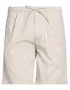 Michael Coal Man Shorts & Bermuda Shorts Light Grey Size 35 Lyocell, Cotton, Elastane In Neutral
