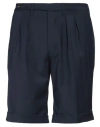 Michael Coal Man Shorts & Bermuda Shorts Navy Size 33 Polyester, Wool, Elastane In Navy Blue