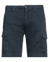 Michael Coal Man Shorts & Bermuda Shorts Navy Size 32 Cotton, Elastane In Blue