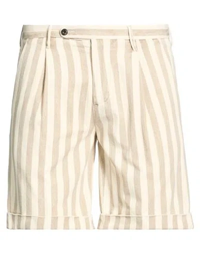 Michael Coal Man Shorts & Bermuda Shorts Taupe Size 32 Cotton In Neutral