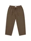 Michael Coal Mason Drawstring Trousers In Brown