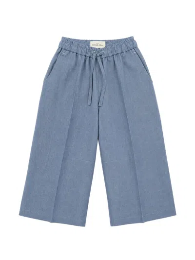 Michael Coal Kids' Mason Drawstring-waist Trousers In Blue