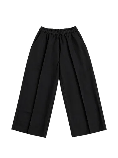 Michael Coal Kids' Mason Elasticated-waist Trousers In Black