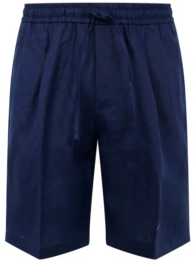 Michael Coal Max Coulisse Bermuda Trousers In Blue