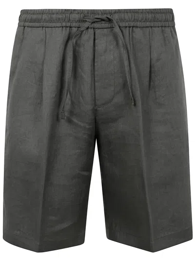 Michael Coal Max Coulisse Bermuda Trousers In Gray