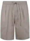 Michael Coal Max Drawstring Bermuda Trousers Clothing In Neutral