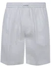 Michael Coal Max Drawstring Bermuda Trousers Clothing In White