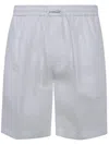 MICHAEL COAL MICHAEL COAL MAX DRAWSTRING BERMUDA TROUSERS