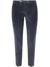 Michael Coal Mc-brad Plus 2741 Capri Trousers In Blue