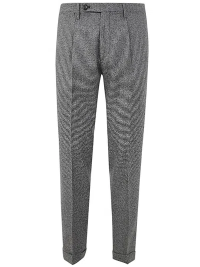 Michael Coal Mc-frederick 3104 Capri Trousers With Pence In Black