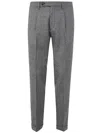 Michael Coal Mc-frederick 3104 Capri Trousers With Pence In Gray